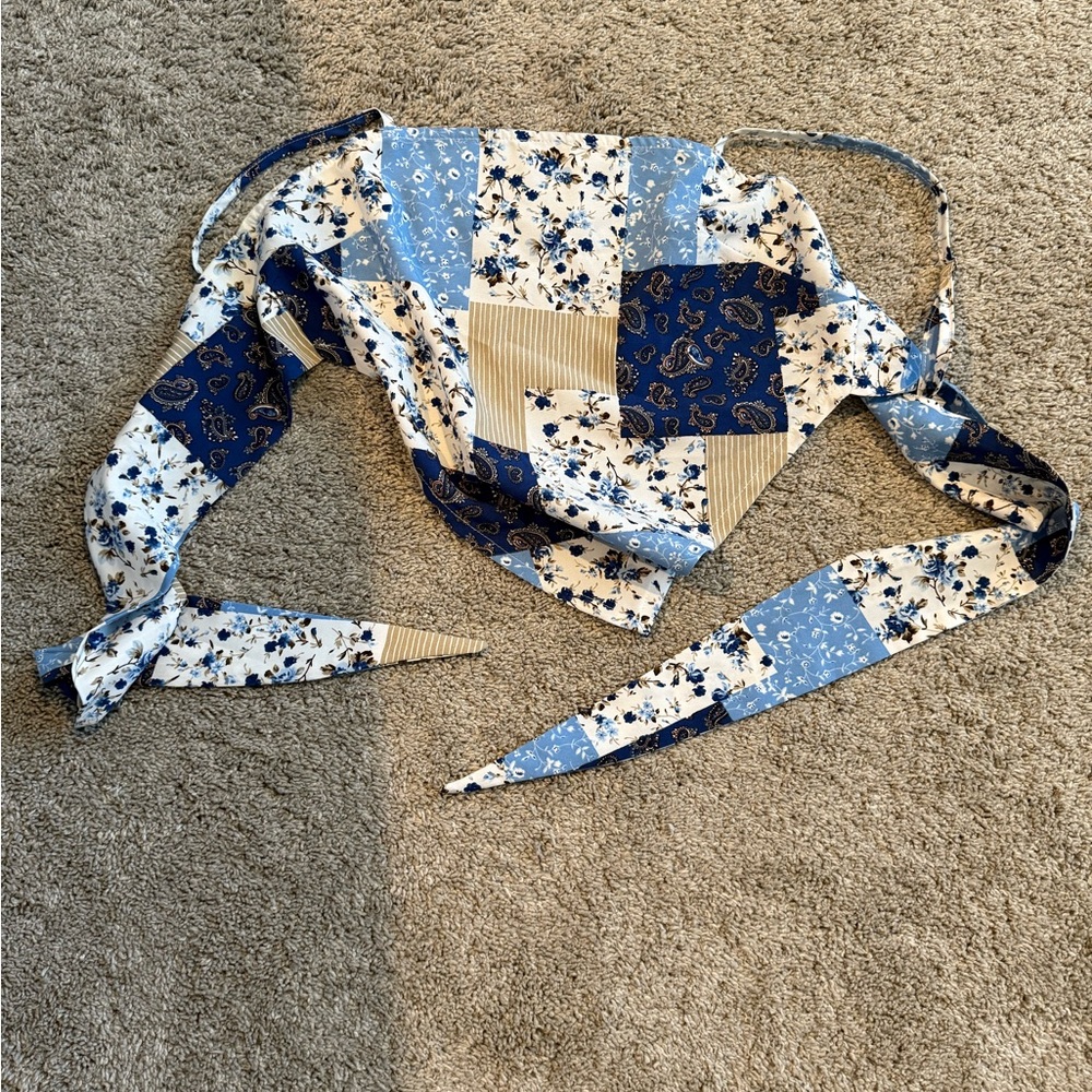 Tie-Back Bandana Tank Top